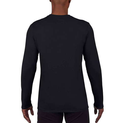 Custom T-shirt with long sleeves Performance, Men's Sports Equipment, Size: S, Color: White, Size: S, Color: Black, Size: S, Col