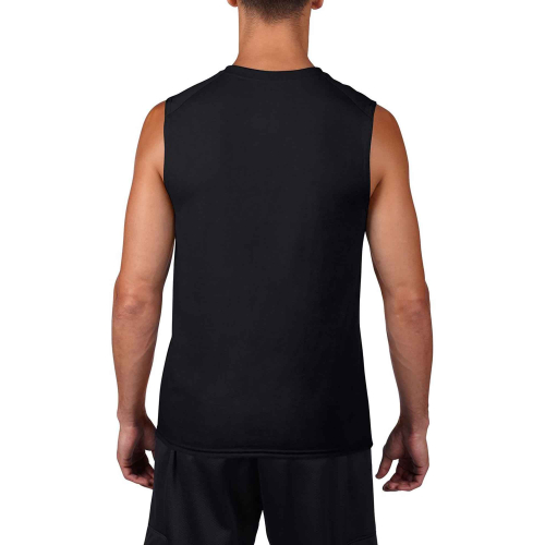 Performance custom sleeveless sports t-shirt, Men's Sports Equipment, Size: S, Color: White, Size: S, Color: Black, Size: S, Col