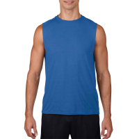 Performance custom sleeveless sports t-shirt, Men's Sports Equipment, Size: S, Color: White, Size: S, Color: Black, Size: S, Col