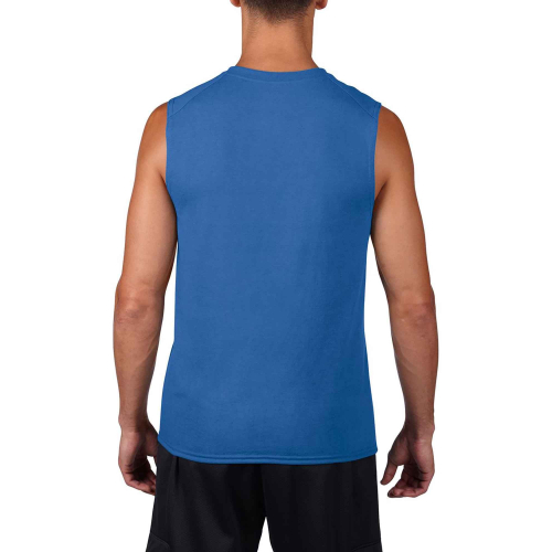 Performance custom sleeveless sports t-shirt, Men's Sports Equipment, Size: S, Color: White, Size: S, Color: Black, Size: S, Col