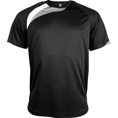 Proact custom sports t-shirt, Men's Sports Equipment, Size: S, Color: black/white/grey, Size: S, Color: blue white gray, Size: S