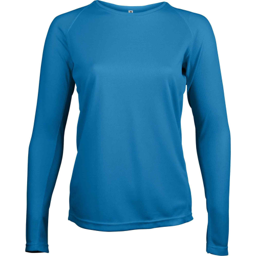 Custom T-shirt with long sleeves for women, Women's Sports Equipment, Size: XS, Color: sapphire, Size: XS, Color: Navy, Size: XS