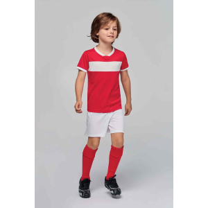 Personalized sports v-neck T-shirt for children, Kids Sports Equipment, Size: 6 - 8 ani, Color: BLACK & WHITE, Size: 6 - 8 ani, 