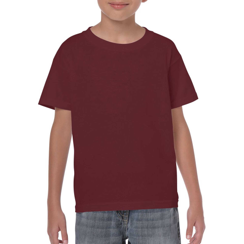 Heavy classic custom t-shirt for kids, Kid's T-shirts, Size: XS, Color: White, Size: XS, Color: Black, Size: XS, Color: rosu, Si