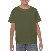 Heavy classic custom t-shirt for kids, Kid's T-shirts, Size: XS, Color: White, Size: XS, Color: Black, Size: XS, Color: rosu, Si