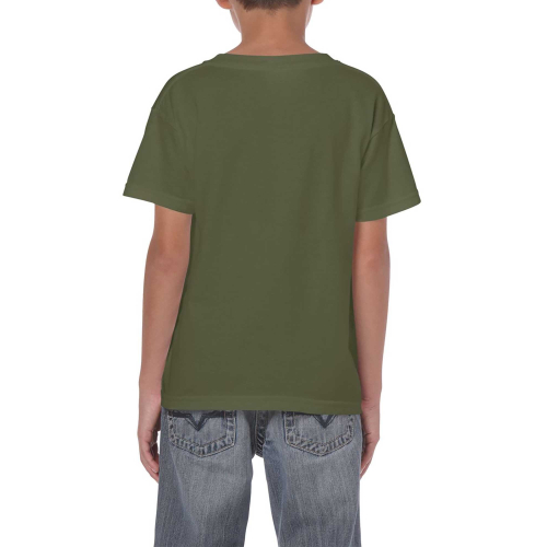 Heavy classic custom t-shirt for kids, Kid's T-shirts, Size: XS, Color: White, Size: XS, Color: Black, Size: XS, Color: rosu, Si