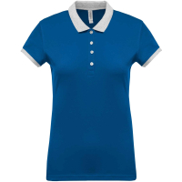 Two-Tone custom polo shirt for women, Women's Polo Shirts, Size: XS, Color: White, Size: XS, Color: Black, Size: XS, Color: rosu