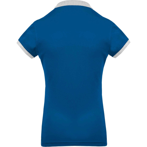 Two-Tone custom polo shirt for women, Women's Polo Shirts, Size: XS, Color: White, Size: XS, Color: Black, Size: XS, Color: rosu