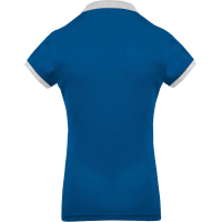 Two-Tone custom polo shirt for women, Women's Polo Shirts, Size: XS, Color: White, Size: XS, Color: Black, Size: XS, Color: rosu