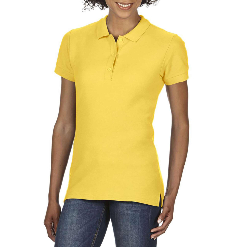 Premium polo personalized T-shirt for women, Women's Polo Shirts, Size: S, Color: White, Size: S, Color: Black, Size: S, Color: 