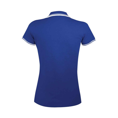 Pasadena custom polo shirt for women, Women's Polo Shirts, Size: S, Color: black and white, Size: S, Color: dark green with whit