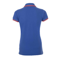 Pasadena custom polo shirt for women, Women's Polo Shirts, Size: S, Color: black and white, Size: S, Color: dark green with whit