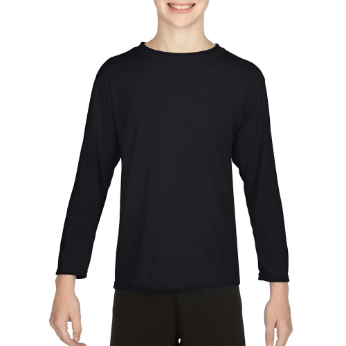 Personalized T-shirt with long sleeves for children, Kids Sports Equipment, Size: XS, Color: White, Size: XS, Color: Black, Size