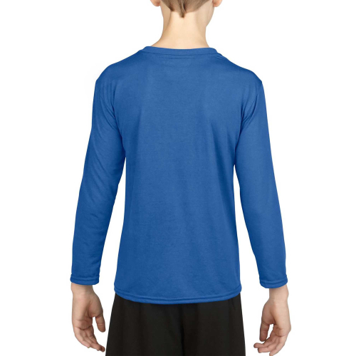 Personalized T-shirt with long sleeves for children, Kids Sports Equipment, Size: XS, Color: White, Size: XS, Color: Black, Size
