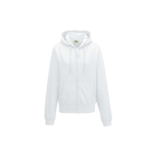 AWDIS custom zip up hoodie, Women's Hoodies, Size: XS, Color: White, Size: XS, Color: Black, Size: XS, Color: ash grey, Size: XS