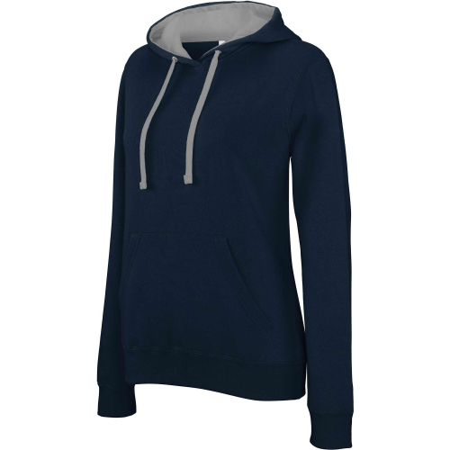Two-tone customized sweatshirt for women, Women's Hoodies, Size: XS, Color: White-yellow, Size: XS, Color: white/red, Size: XS, 