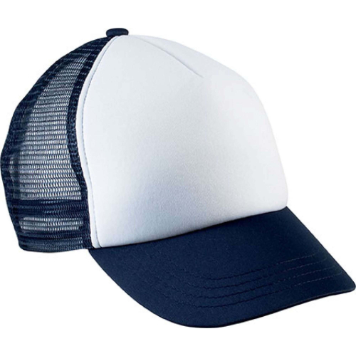 Personalized cap with net for children, Kids Caps, Size: One size fits all, Color: White, Size: One size fits all, Color: Black,