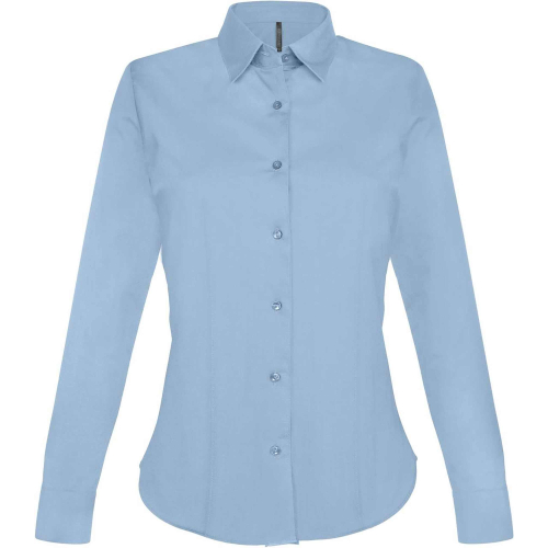 Customized slim fit shirt for women, Women's Shirts, Size: XS, Color: White, Size: XS, Color: Black, Size: XS, Color: light blue