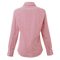 Personalized checked shirt for women, Women's Shirts, Size: XS, Color: navy/white, Size: XS, Color: black/white, Size: XS, Color