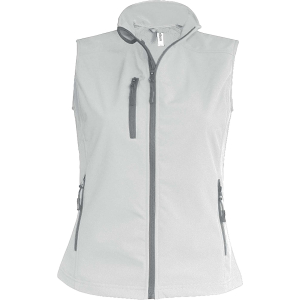 Personalized softshell vest for women, Women's Bodywarmer, Size: S, Color: White, Size: S, Color: Black, Size: S, Color: rosu, S 2