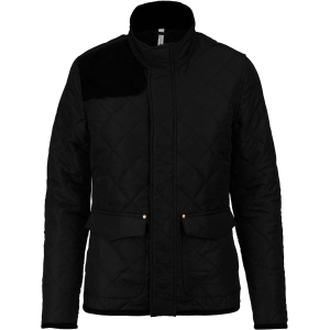 Personalized quilted jacket for women, Women's Bodywarmer, Size: XS, Color: Black, Size: XS, Color: Navy, Size: XS, Color: Choco 2