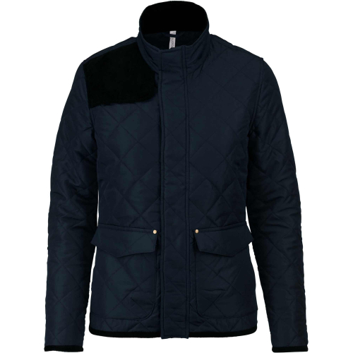 Personalized quilted jacket for women, Women's Bodywarmer, Size: XS, Color: Black, Size: XS, Color: Navy, Size: XS, Color: Choco
