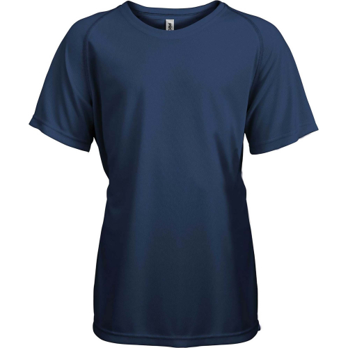 Customized sports crew-neck T-shirt for children, Kids Sports Equipment, Size: 6 - 8 ani, Color: White, Size: 6 - 8 ani, Color: 