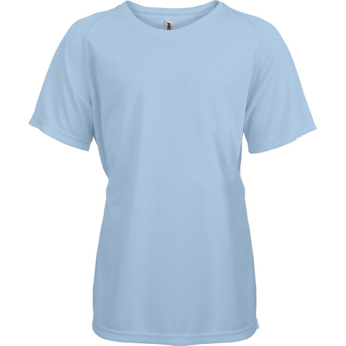 Tricou sport crew-neck pentru copii, Echipamente sportive pentru copii