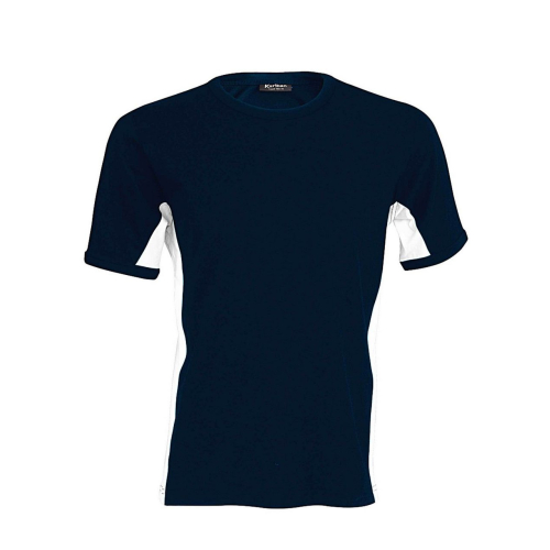 Kariban custom bi-color t-shirt, Men's t-shirts, Size: S, Color: blue with white, Size: S, Color: varnish with white, Size: S, C