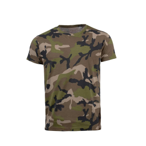 Custom camouflage T-shirt for men, Men's t-shirts, Size: S, Color: Camouflage, Size: S, Color: Blue camouflage_ASQ, Size: S, Col 2