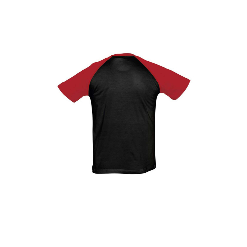 Sol's customized two-tone T-shirt for men, Men's t-shirts, Size: S, Color: Black_Red, Size: S, Color: Grena_Grey, Size: S, Color