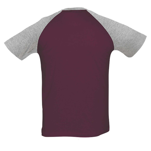 Sol's customized two-tone T-shirt for men, Men's t-shirts, Size: S, Color: Black_Red, Size: S, Color: Grena_Grey, Size: S, Color