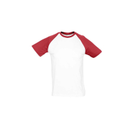 Sol's customized two-tone T-shirt for men, Men's t-shirts, Size: S, Color: Black_Red, Size: S, Color: Grena_Grey, Size: S, Color