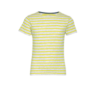 Trendy personalized t-shirt for children, Kid's T-shirts, Size: 4 years, Color: gray with lime yellow, Size: 4 years, Color: whi