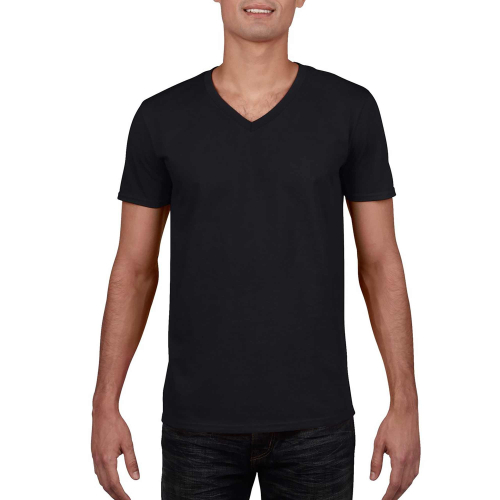 Personalized V-neck T-shirt for men, Men's t-shirts, Size: S, Color: White, Size: S, Color: Black, Size: S, Color: Grey, Size: S