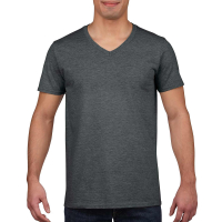 Personalized V-neck T-shirt for men, Men's t-shirts, Size: S, Color: White, Size: S, Color: Black, Size: S, Color: Grey, Size: S