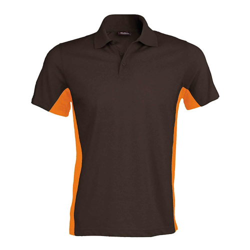Tricou polo bicolor Kariban, Tricouri polo pentru barbati