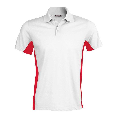 Tricou polo bicolor Kariban, Tricouri polo pentru barbati