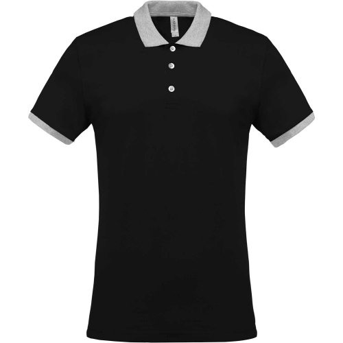 Custom Two-Tone polo shirt for men, Men's Polo Shirts, Size: S, Color: White, Size: S, Color: Black, Size: S, Color: rosu, Size: