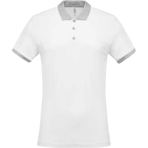 Custom Two-Tone polo shirt for men, Men's Polo Shirts, Size: S, Color: White, Size: S, Color: Black, Size: S, Color: rosu, Size: 2