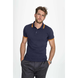 Pasadena custom polo shirt for men, Men's Polo Shirts, Size: S, Color: black and white, Size: S, Color: dark green with white, S