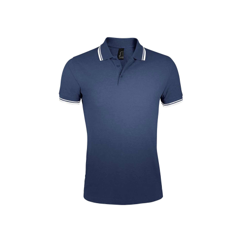 Pasadena custom polo shirt for men, Men's Polo Shirts, Size: S, Color: black and white, Size: S, Color: dark green with white, S