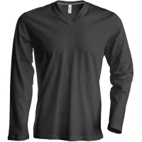 Kariban customized V-neck blouse for men, Men's Sweatshirts, Size: S, Color: White, Size: S, Color: Black, Size: S, Color: rosu,