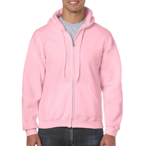 Custom Gildan Men's Zip Up Hoodie, Men's Hoodies, Size: S, Color: Black, Size: S, Color: rosu, Size: S, Color: Grey, Size: S, Co