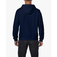 Custom Gildan Men's Zip Up Hoodie, Men's Hoodies, Size: S, Color: Black, Size: S, Color: rosu, Size: S, Color: Grey, Size: S, Co