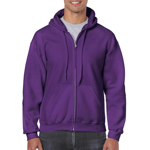 Custom Gildan Men's Zip Up Hoodie, Men's Hoodies, Size: S, Color: Black, Size: S, Color: rosu, Size: S, Color: Grey, Size: S, Co