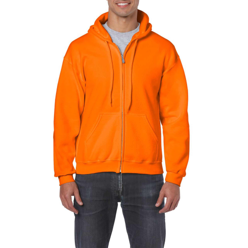 Custom Gildan Men's Zip Up Hoodie, Men's Hoodies, Size: S, Color: Black, Size: S, Color: rosu, Size: S, Color: Grey, Size: S, Co
