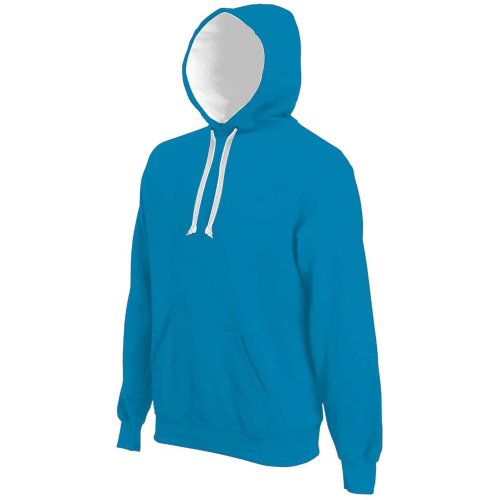 Custom two-tone hoodie for men, Men's Hoodies, Size: XS, Color: royal with white, Size: XS, Color: black with red, Size: XS, Col