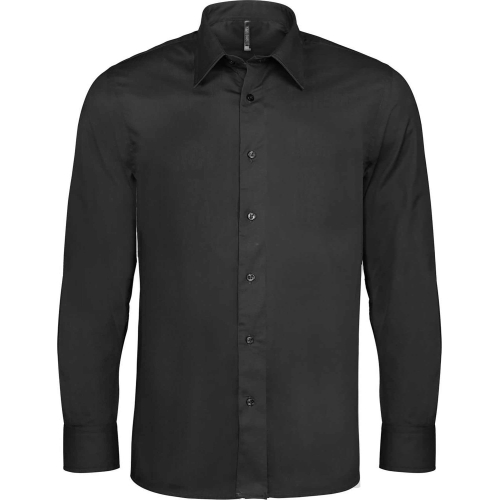 Kariban customized stretch shirt for men, Men's Shirts, Size: XS, Color: White, Size: XS, Color: Black, Size: XS, Color: light b