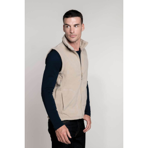 Personalized Kariban fleece vest for men, Men's Bodywarmer, Size: S, Color: Black, Size: S, Color: rosu, Size: S, Color: Grey, S